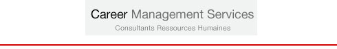 Job offer of Career Management Services